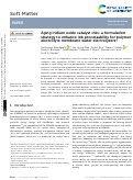 Cover page: Aging iridium oxide catalyst inks: a formulation strategy to enhance ink processability for polymer electrolyte membrane water electrolyzers