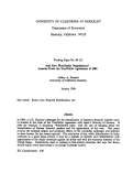 Cover page: And Now won/Dollar Negotiations? Lessons From the Yen/Dollar Agreement of 1984