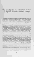 Cover page: Una investigación en torno a la memoria: <em>El tragaluz</em>, de Antonio Buero Vallejo