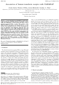 Cover page: Association of human transferrin receptor with GABARAP