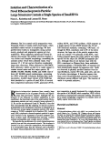 Cover page: Isolation and characterization of a novel ribonucleoprotein particle: large structures contain a single species of small RNA.