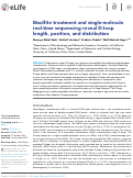 Cover page: Bisulfite treatment and single-molecule real-time sequencing reveals D-loop length, position and distribution