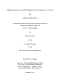 Cover page: Making Migrations: Population Displacement Strategies in Civil Wars