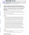 Cover page: Electron tomography simulator with realistic 3D phantom for evaluation of acquisition, alignment and reconstruction methods