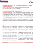 Cover page: Association of Tenofovir Use With Risk of Incident Heart Failure in HIV‐Infected Patients