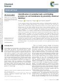 Cover page: Identification of potential sialic acid binding proteins on cell membranes by proximity chemical labeling