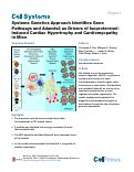 Cover page: Systems Genetics Approach Identifies Gene Pathways and Adamts2 as Drivers of Isoproterenol-Induced Cardiac Hypertrophy and Cardiomyopathy in Mice.