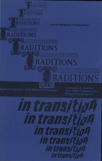 Cover page of Traditions in Transition: Culture Contact and Material Change