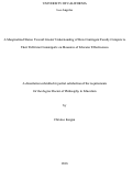 Cover page: A Marginalized Status: Toward Greater Understanding of How Contingent Faculty Compare to Their Full-time Counterparts on Measures of Educator Effectiveness