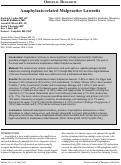 Cover page: Anaphylaxis-related Malpractice Lawsuits