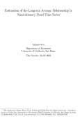 Cover page: Estimation of the Long-run Average Relationship in Nonstationary Panel Time Series