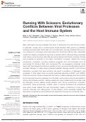Cover page: Running With Scissors: Evolutionary Conflicts Between Viral Proteases and the Host Immune System