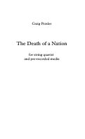 Cover page: The Death of a Nation