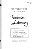 Cover page: Proton-Proton Scattering at 31.8 Mev Proportional Counter Method