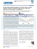 Cover page: On the Cobalt Carbide Formation in a Co/TiO2 Fischer-Tropsch Synthesis Catalyst as Studied by High-Pressure, Long-Term Operando X-ray Absorption and Diffraction.