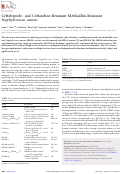 Cover page: Ceftobiprole- and Ceftaroline-Resistant Methicillin-Resistant Staphylococcus aureus