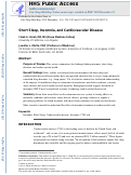 Cover page: Short Sleep, Insomnia, and Cardiovascular Disease.