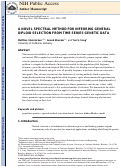 Cover page: A novel spectral method for inferring general diploid selection from time series genetic data