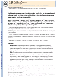 Cover page: Validated gene expression biomarker analysis for biopsy‐based clinical trials in ulcerative colitis