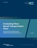 Cover page: Evaluating Place-Based Transportation Plans