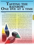Cover page: Tasting the Rainbow: One Dye at a Time