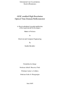 Cover page: ASIC-enabled High Resolution Optical Time Domain Reflectometer