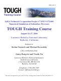 Cover page: TOUGH Short Course for Scientists and Engineers