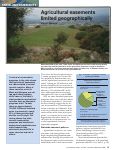 Cover page: Agricultural easements limited geographically