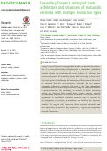 Cover page: Unravelling Darwin's entangled bank: architecture and robustness of mutualistic networks with multiple interaction types