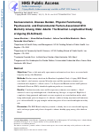 Cover page: Socioeconomic, Disease Burden, Physical Functioning, Psychosocial, and Environmental Factors Associated With Mortality Among Older Adults: The Brazilian Longitudinal Study of Ageing (ELSI-Brazil).