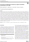 Cover page: Heterologous β-phellandrene production by alginate immobilized Synechocystis sp. PCC 6803