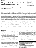 Cover page: Changes in Caries Risk in a Practice-Based Randomized Controlled Trial