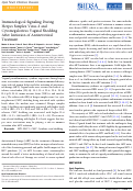 Cover page: Immunological Signaling During Herpes Simplex Virus-2 and Cytomegalovirus Vaginal Shedding After Initiation of Antiretroviral Treatment