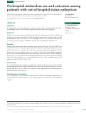 Cover page: Prehospital midazolam use and outcomes among patients with out-of-hospital status epilepticus.