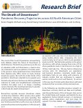 Cover page: The Death of Downtown? Pandemic Recovery Trajectories across 62 North American Cities