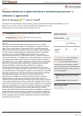 Cover page: Recent advances in plant-herbivore interactions