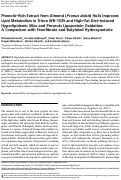 Cover page: Phenolic-Rich Extract from Almond (Prunus dulcis) Hulls Improves Lipid Metabolism in Triton WR-1339 and High-Fat Diet-Induced Hyperlipidemic Mice and Prevents Lipoprotein Oxidation: A Comparison with Fenofibrate and Butylated Hydroxyanisole