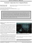 Cover page: Testicular Compromise due to Inguinal Hernia