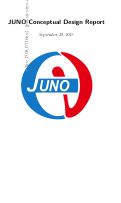 Cover page: JUNO Conceptual Design Report