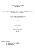 Cover page: A Legacy of Exclusion: How Felon Disenfranchisement Affects Patterns of Civic Engagement in Ex-Felony Offenders