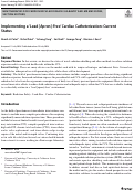 Cover page: Implementing a Lead [Apron]-Free Cardiac Catheterization: Current Status.