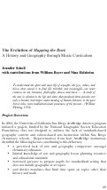 Cover page: The Evolution of Mapping the Beat: A History and Geography through Music Curriculum