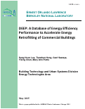 Cover page: DEEP: A Database of Energy Efficiency Performance to Accelerate Energy Retrofitting of Commercial Buildings: