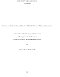 Cover page: Erosion and Thermomechanical Behavior of Metallic Foams in Plasma Environments