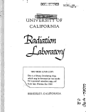 Cover page: Summary of the Research Progress Meeting of September 15, 1949