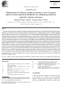 Cover page: Optimization of olfactory model in software to give 1/f power spectra reveals numerical instabilities in solutions governed by aperiodic (chaotic) attractors.