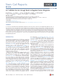 Cover page: let-7 miRNAs Can Act through Notch to Regulate Human Gliogenesis