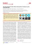 Cover page: Revealing Bismuth Oxide Hollow Nanoparticle Formation by the Kirkendall Effect