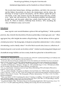 Cover page: Preserving Legal History in State Trial Court Records: Institutional Opportunities and the Stanford Law School Library Collection