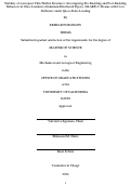 Cover page: Stability of Aerospace Thin-Walled Structures: Investigating Pre-Buckling and Post-Buckling Behaviors in Glass Laminate Aluminum Reinforced Epoxy (GLARE) C-Beams with Cross Stiffeners under Quasi-Static Loading